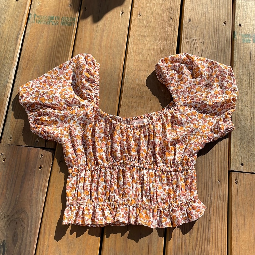 B.O.G Collective Floral Crop Top Small